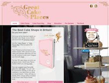 Tablet Screenshot of greatcakeplaces.com